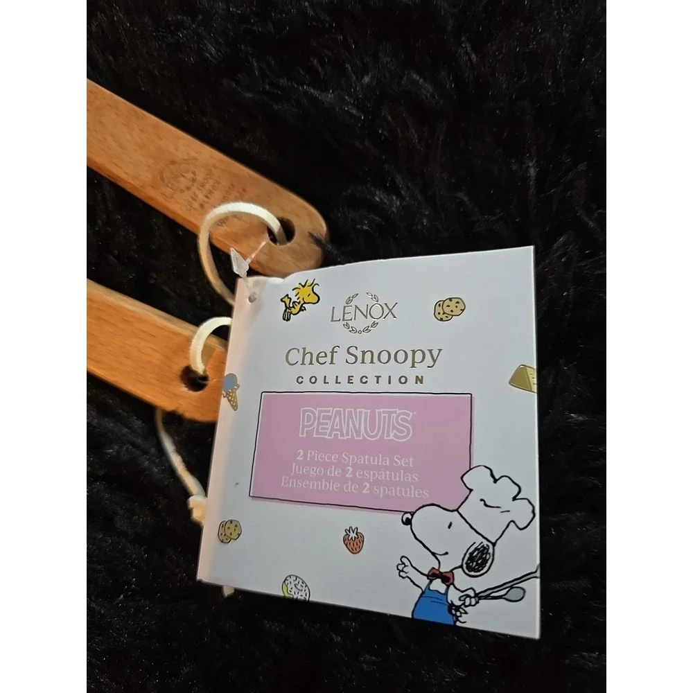 Lenox‎ Chef Snoopy Woodstock  2 Piece Silicone Spatula Set Collectible Yellow